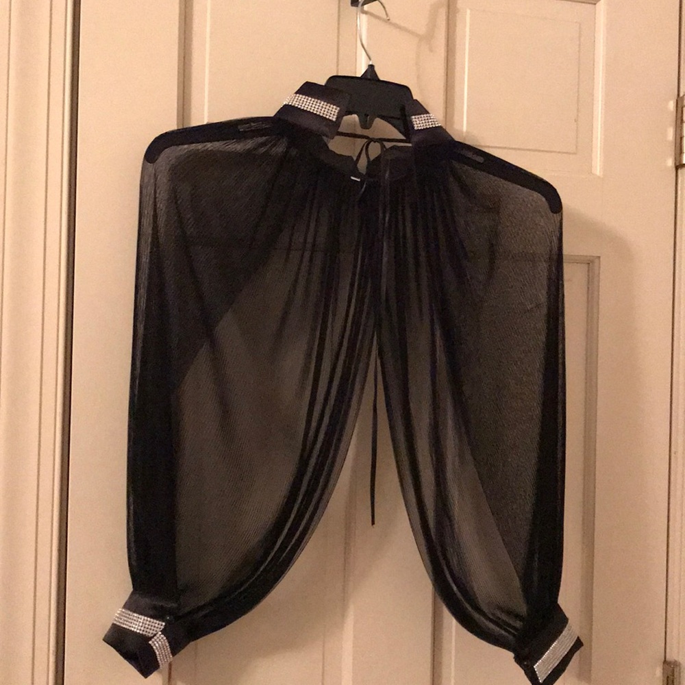 Sequence over dress cover up jacket